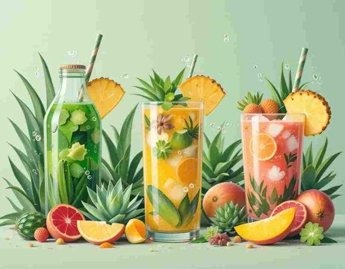 Succulent in some health drinks adding a healthy twist 14 Wellness Industry